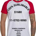 Remeras para Sublimación mangas ranglan
